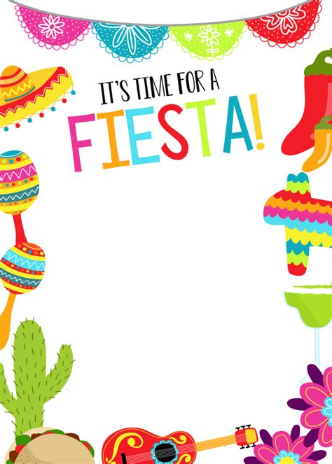 Fiesta Border Template Free